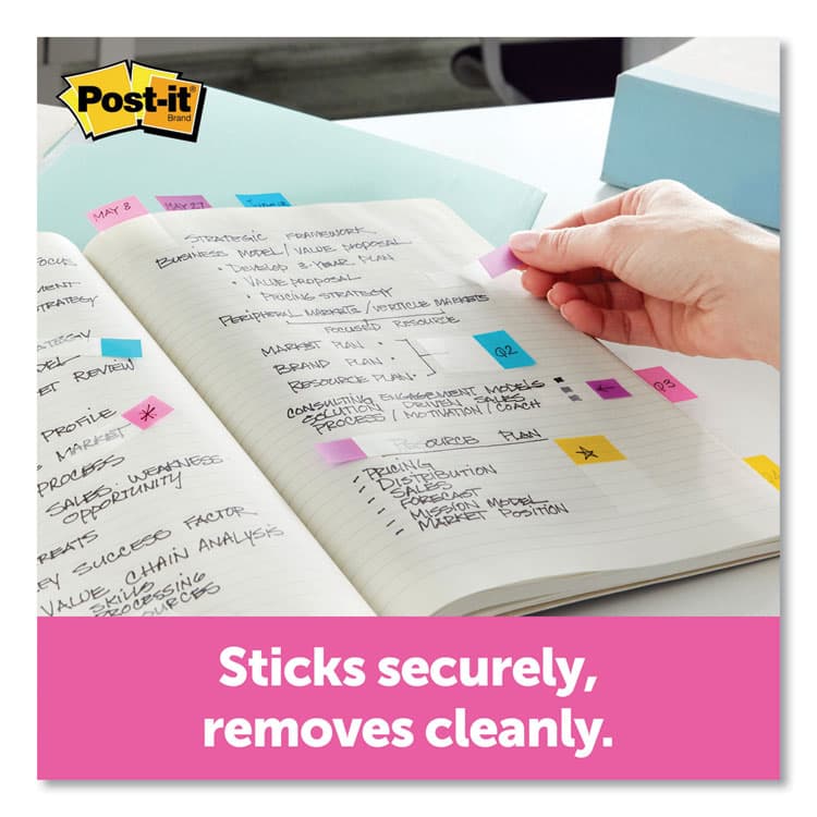 3M/COMMERCIAL TAPE DIV. Small Flags, Seven Assorted Colors, 190 Flags (MMM6837CF) thumbnail 4