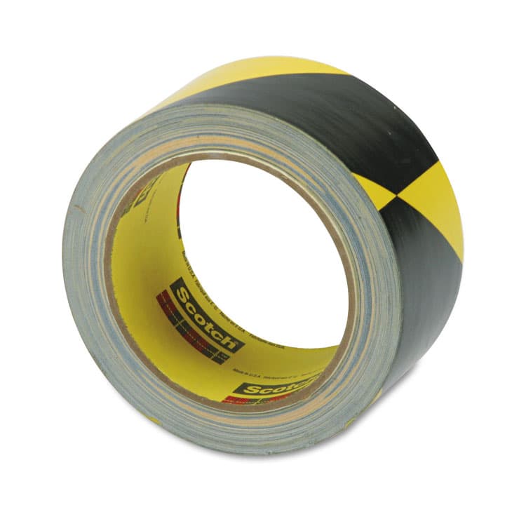 3M/COMMERCIAL TAPE DIV. Safety Stripe Tape, 2" x 108 ft, Black/Yellow (MMM57022) thumbnail 3