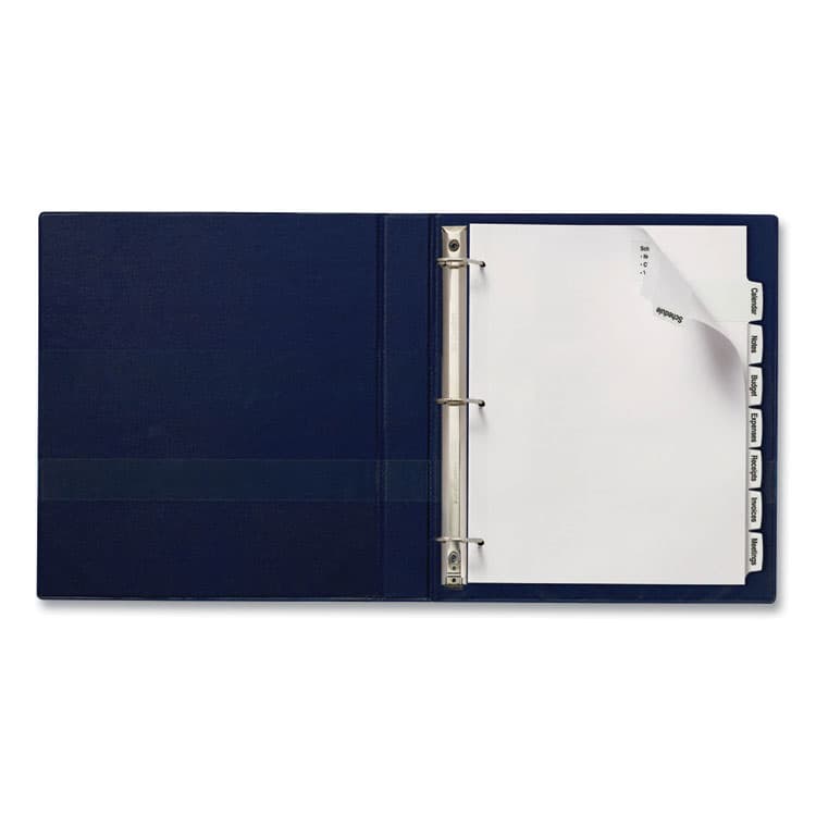 AVERY PRODUCTS CORPORATION Big Tab Printable Large White Label Tab Dividers, 8-Tab, 11 x 8.5, White, 4 Sets (AVE14439) thumbnail 3