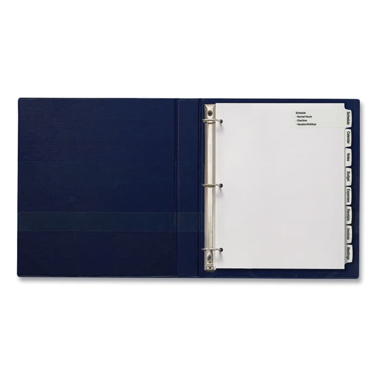 AVERY PRODUCTS CORPORATION Big Tab Printable Large White Label Tab Dividers, 8-Tab, 11 x 8.5, White, 4 Sets (AVE14439) thumbnail 4