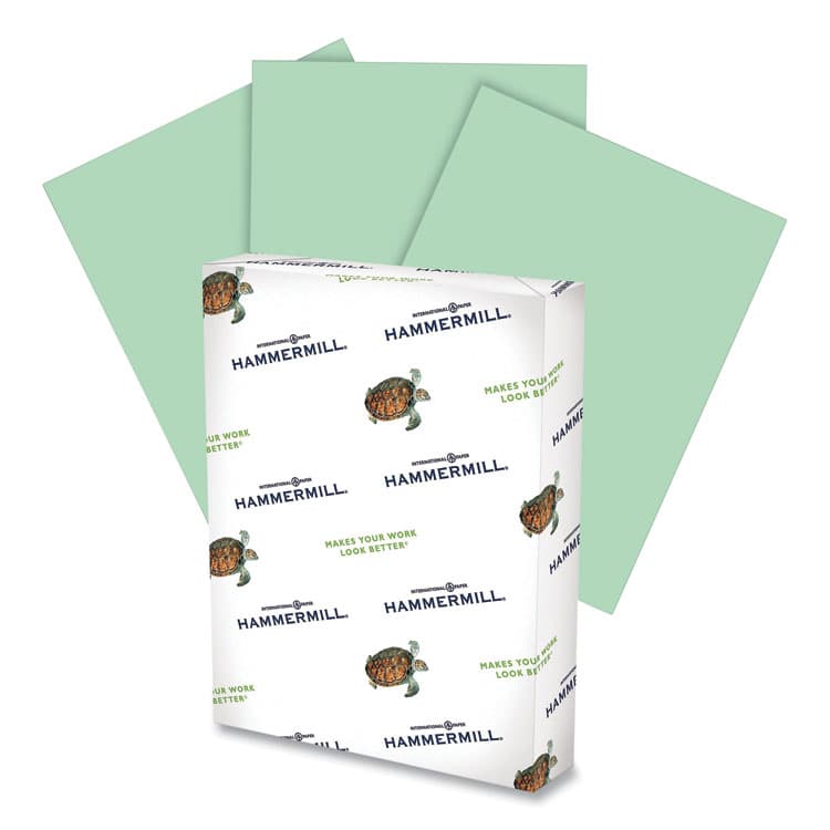HAMMERMILL/HP EVERYDAY PAPERS Colors Print Paper, 20 lb Bond Weight, 11 x 17, Green, 500/Ream (HAM102186)