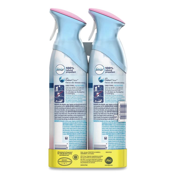 PROCTER & GAMBLE AIR, Downy April Fresh, 8.8 oz Aerosol Spray, 2/Pack (PGC97812) thumbnail 2