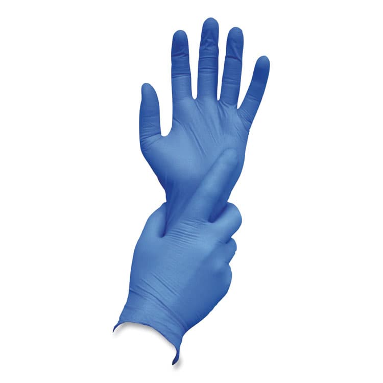 TRADEX INTERNATIONAL N400 Series Powder-Free Nitrile Gloves, X-Large, Blue, 100/Box (TXINXL400) thumbnail 2