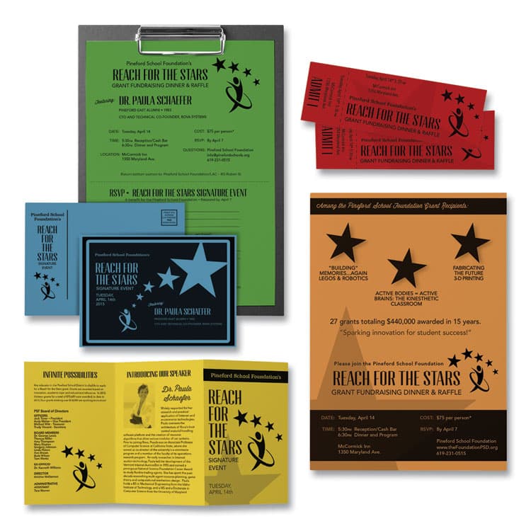 NEENAH PAPER Color Cardstock -"Primary" Assortment, 65 lb Cover Weight, 8.5 x 11, Assorted Primary Colors, 100/Pack (WAU91646) thumbnail 2