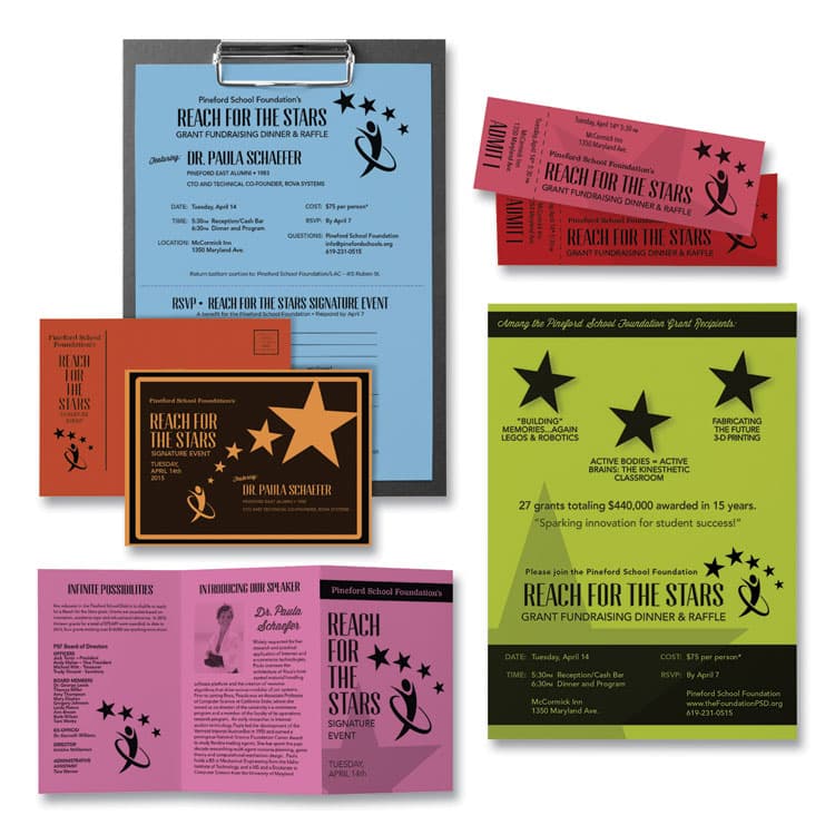 NEENAH PAPER Double-Color Card Stock, 70 lb Cover Weight, Assorted Colors, 8.5 x 11, 80/Pack (WAU91668) thumbnail 3