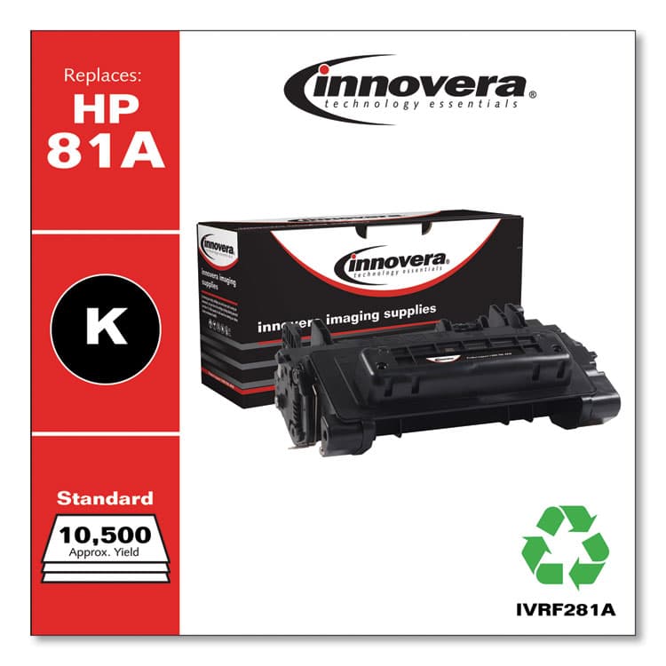INNOVERA Remanufactured Black Toner, Replacement for 81A (CF281A), 10,500 Page-Yield (IVRF281A) thumbnail 2