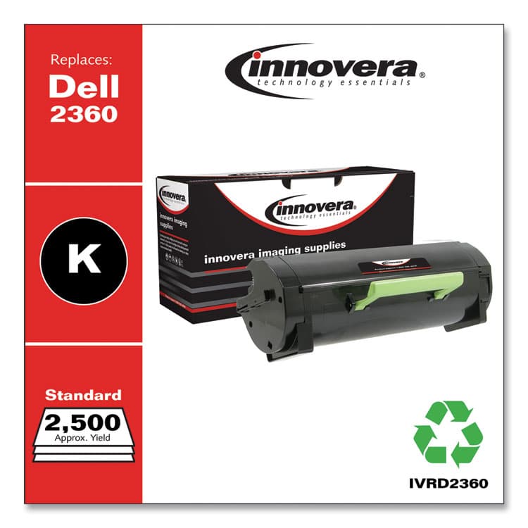 INNOVERA Remanufactured Black Toner, Replacement for 331-9803, 2,500 Page-Yield (IVRD2360) thumbnail 2