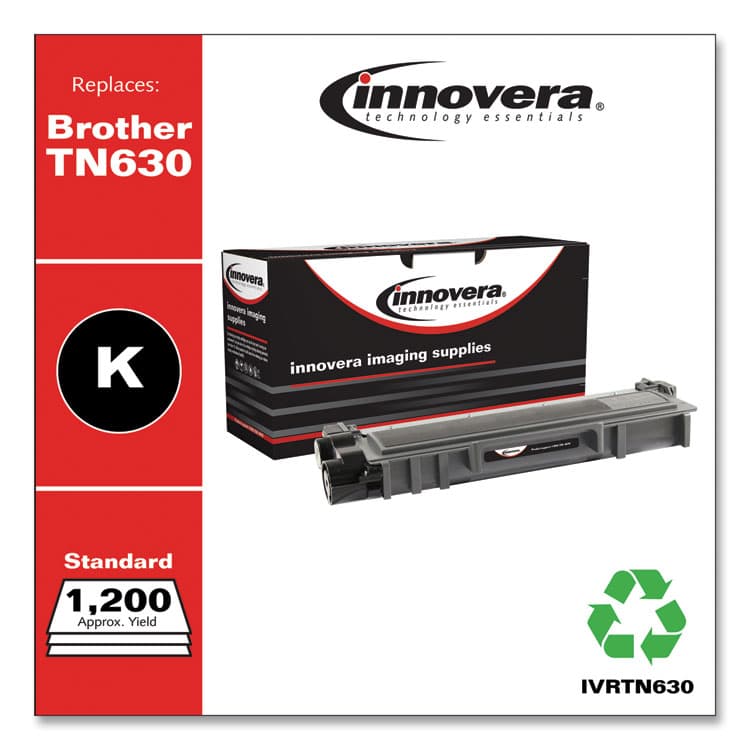 INNOVERA Remanufactured Black Toner, Replacement for TN630, 1,200 Page Yield (IVRTN630) thumbnail 2