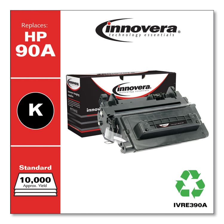 INNOVERA Remanufactured Black Toner, Replacement for 90A (CE390A), 10,000 Page-Yield (IVRE390A) thumbnail 2