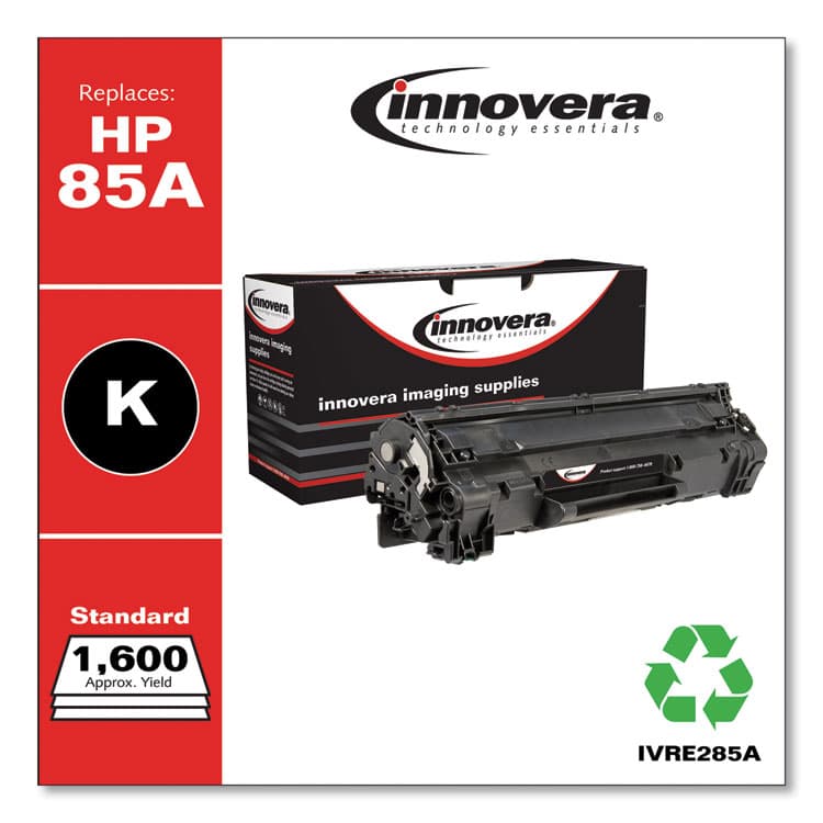INNOVERA Remanufactured Black Toner, Replacement for 85A (CE285A), 1,600 Page-Yield (IVRE285A) thumbnail 2