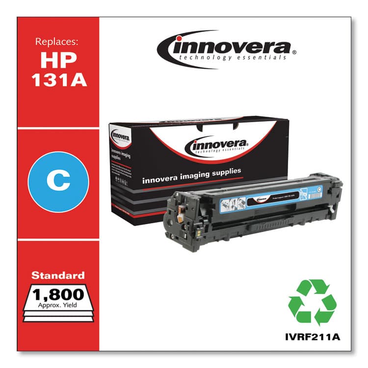INNOVERA Remanufactured Cyan Toner, Replacement for 131A (CF211A), 1,800 Page-Yield (IVRF211A) thumbnail 2