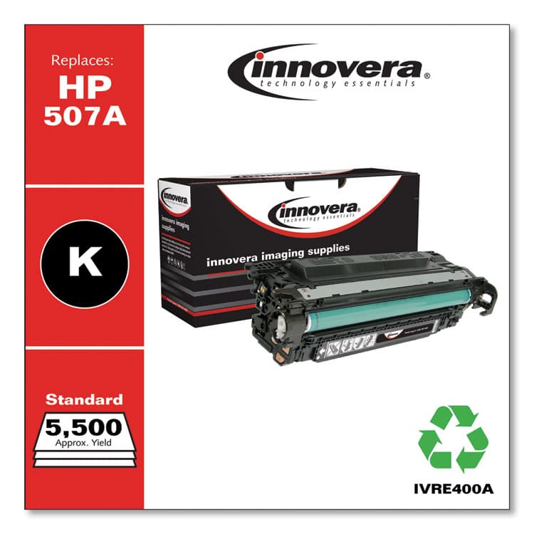 INNOVERA Remanufactured Black Toner, Replacement for 507A (CE400A), 5,500 Page-Yield (IVRE400A) thumbnail 2