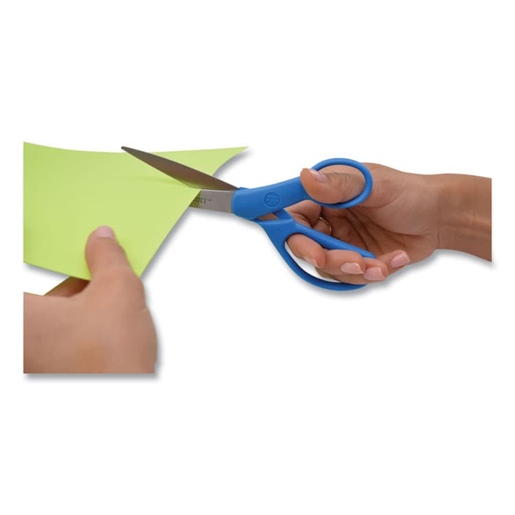 ACME UNITED CORPORATION Preferred Line Stainless Steel Scissors, 7" Long, 3.25" Cut Length, Straight Blue Handle (ACM43217) thumbnail 3