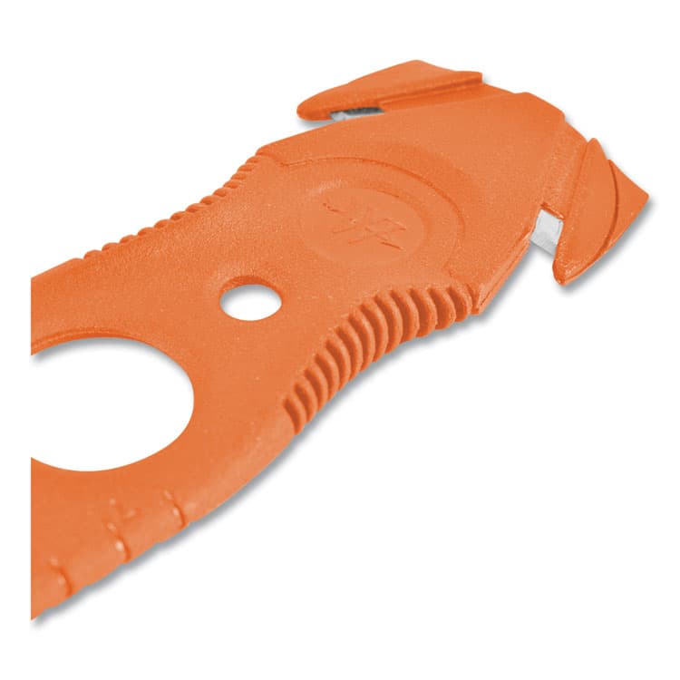 ACME UNITED CORPORATION Safety Cutter, 1.2" Blade, 5.75" Plastic Handle, Assorted, 5/Pack (ACM17379) thumbnail 3
