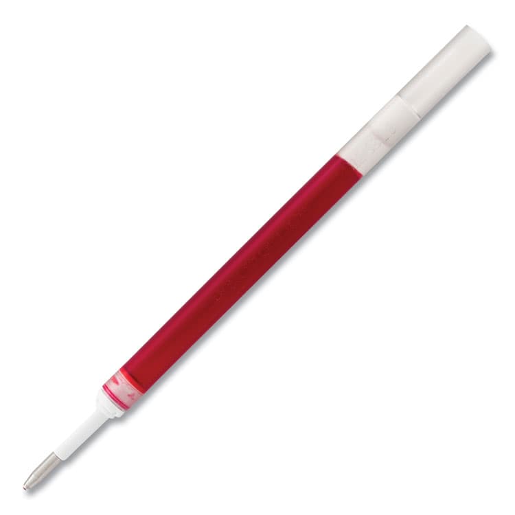 PENTEL OF AMERICA Refill for Pentel EnerGel Retractable Liquid Gel Pens, Bold Conical Tip, Red Ink (PENLR10B)