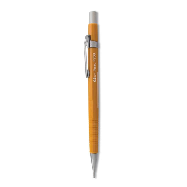PENTEL OF AMERICA Sharp Mechanical Pencil, 0.9 mm, HB (#2), Black Lead, Yellow Barrel (PENP209G)