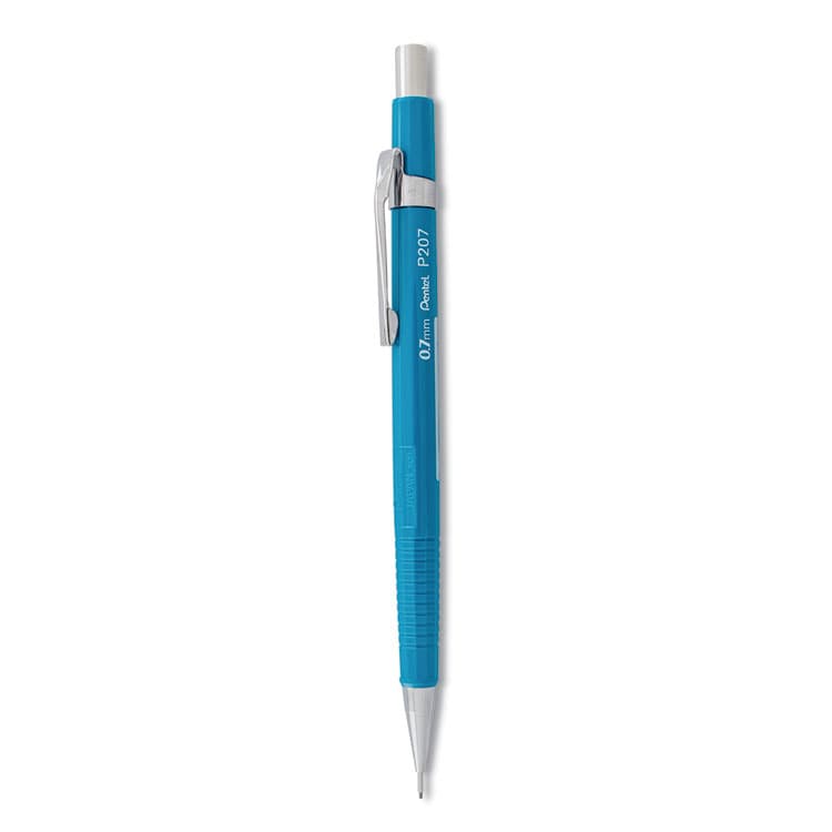 PENTEL OF AMERICA Sharp Mechanical Pencil, 0.7 mm, HB (#2), Black Lead, Blue Barrel (PENP207C)