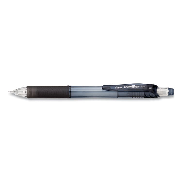 PENTEL OF AMERICA EnerGize-X Mechanical Pencil, 0.5 mm, HB (#2), Black Lead, Black Barrel, Dozen (PENPL105A)