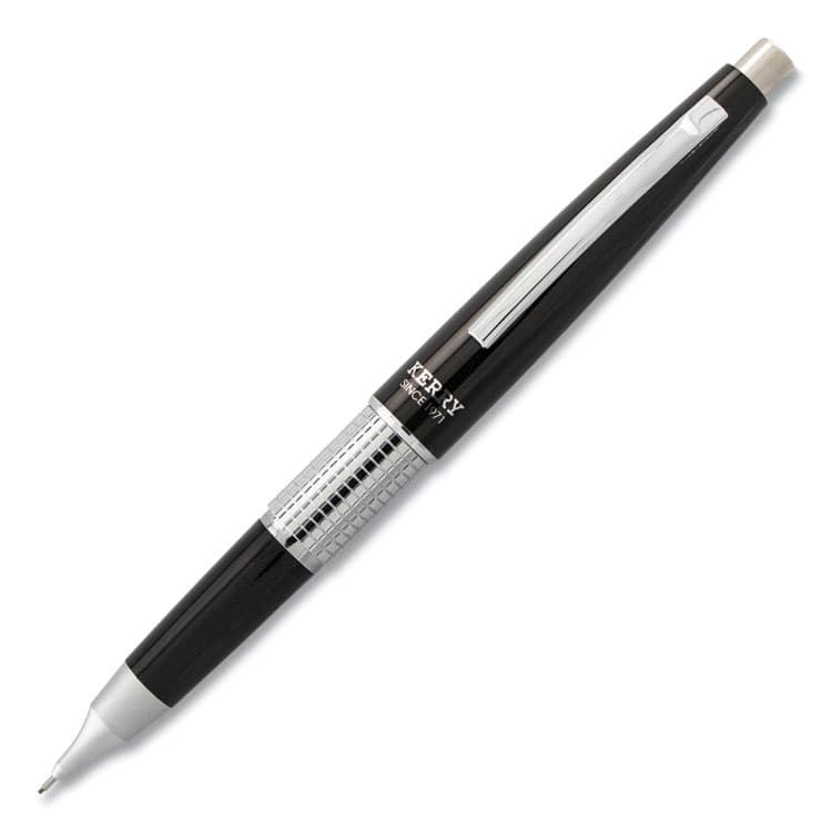 PENTEL OF AMERICA Sharp Kerry Mechanical Pencil, 0.5 mm, HB (#2), Black Lead, Black Barrel (PENP1035A)