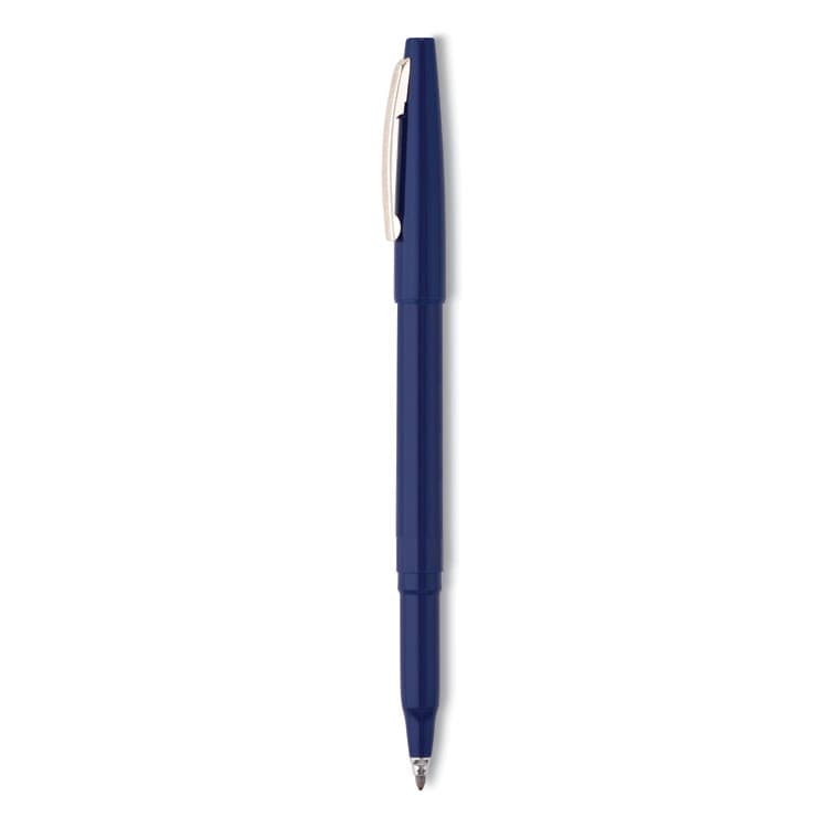 PENTEL OF AMERICA Rolling Writer Rollerball Pen, Stick, Medium 0.8 mm, Blue Ink, Blue Barrel, Dozen (PENR100C)