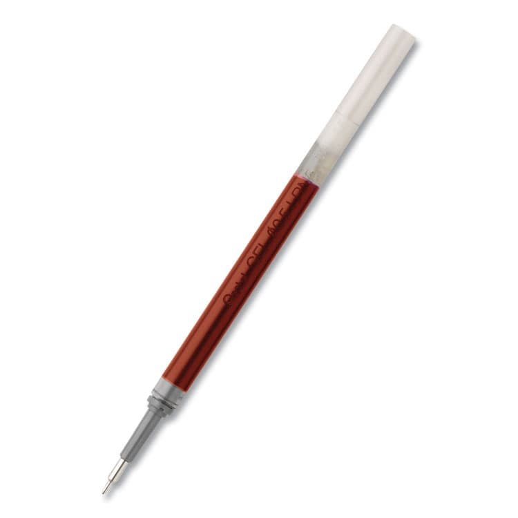 PENTEL OF AMERICA Refill for Pentel EnerGel Retractable Liquid Gel Pens, Fine Needle Tip, Red Ink (PENLRN5B)