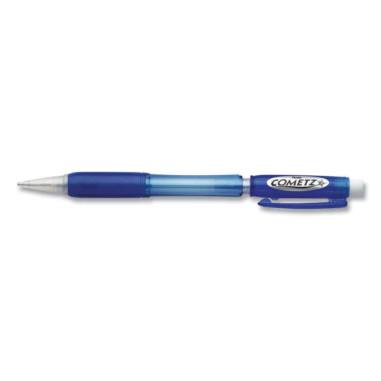 PENTEL OF AMERICA Cometz Mechanical Pencil, 0.9 mm, HB (#2), Black Lead, Blue Barrel, Dozen (PENAX119C)