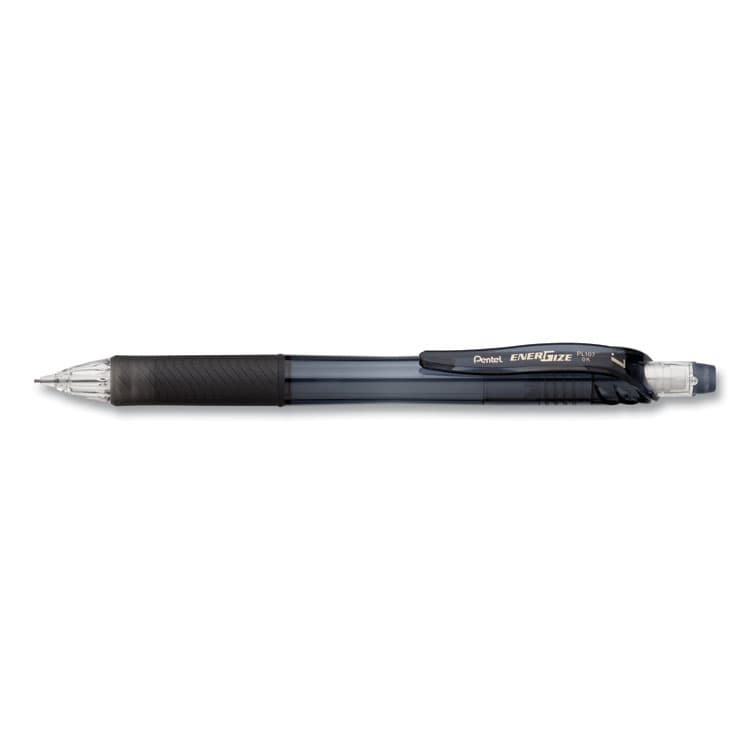 PENTEL OF AMERICA EnerGize-X Mechanical Pencil, 0.7 mm, HB (#2), Black Lead, Black Barrel, Dozen (PENPL107A)
