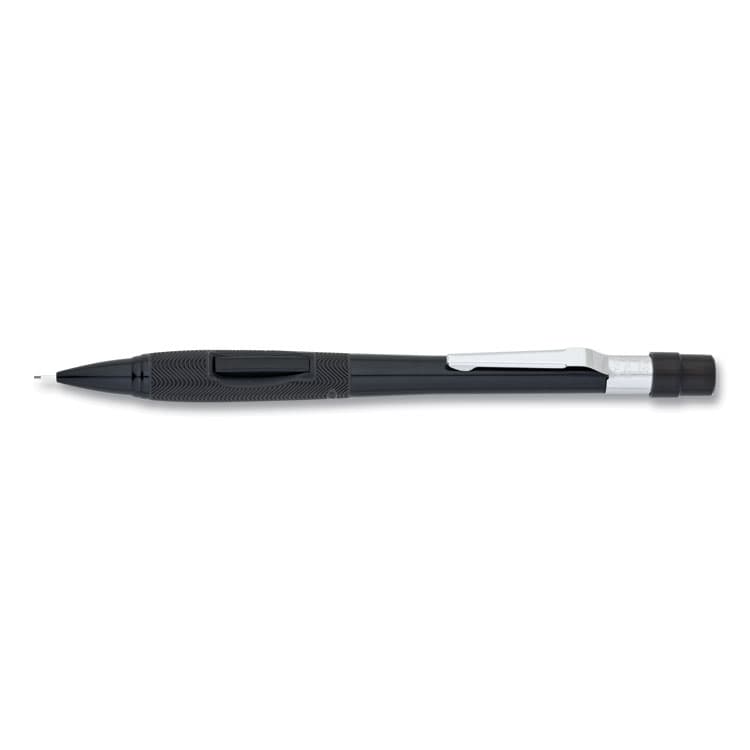 PENTEL OF AMERICA Quicker Clicker Mechanical Pencil, 0.5 mm, HB (#2), Black Lead, Black Barrel (PENPD345A)