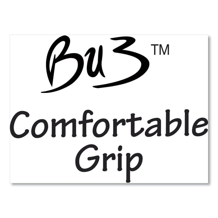 BIC CORP. BU3 Ballpoint Pen, Retractable, Medium 1 mm, Black Ink, Smoke/Black Barrel, 18/Pack (BICBU3P18BLK) thumbnail 4