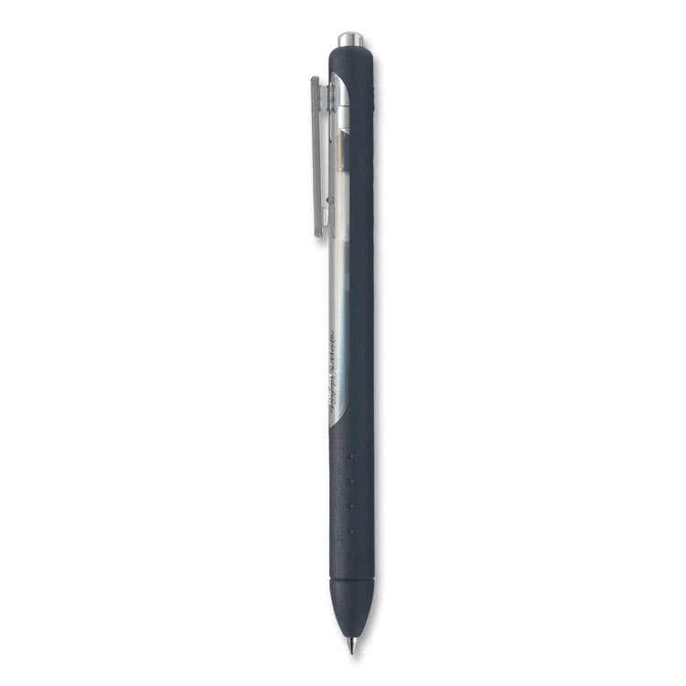 SANFORD InkJoy Gel Pen, Retractable, Medium 0.7 mm, Black Ink, Black/Smoke Barrel, 3/Pack (PAP1951637) thumbnail 4