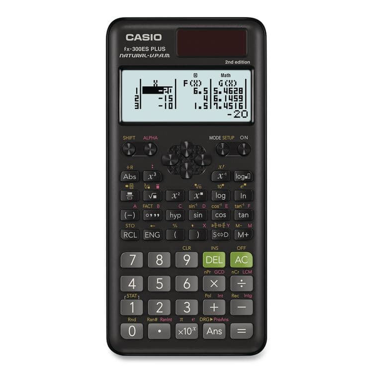 CASIO, . FX-300ES Plus 2nd Edition Scientific Calculator, 16-Digit LCD, Black (CSOFX300ESPLS2)