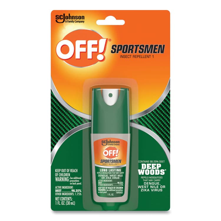SC JOHNSON Deep Woods Sportsmen Insect Repellent, 1 oz Spray Bottle (SJN317188)