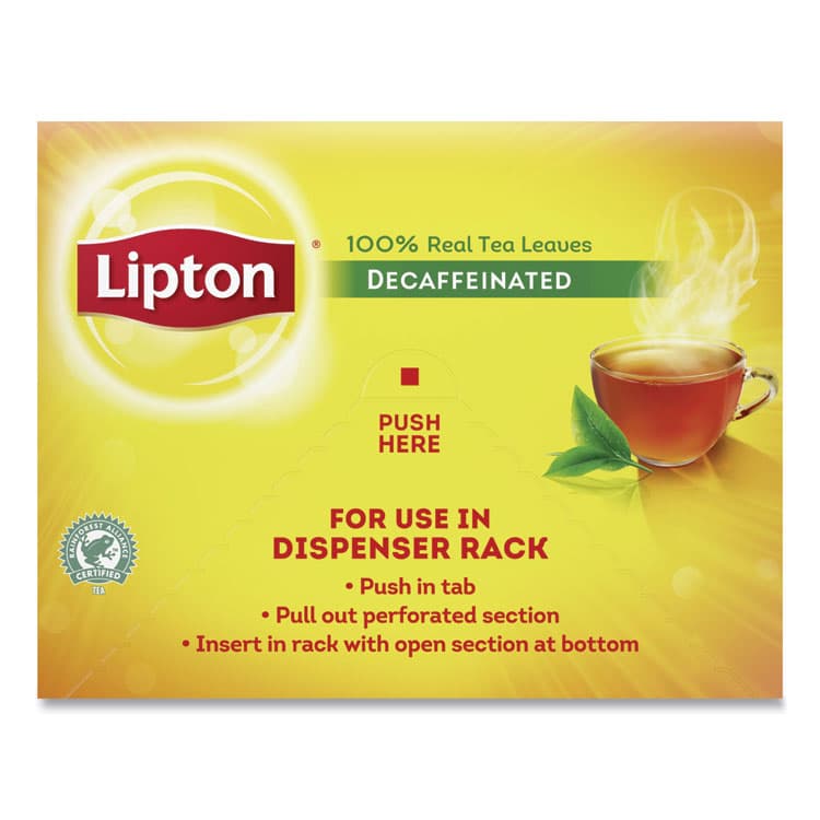 UNILEVER Tea Bags, Decaffeinated, 72/Box (LIP290) thumbnail 3