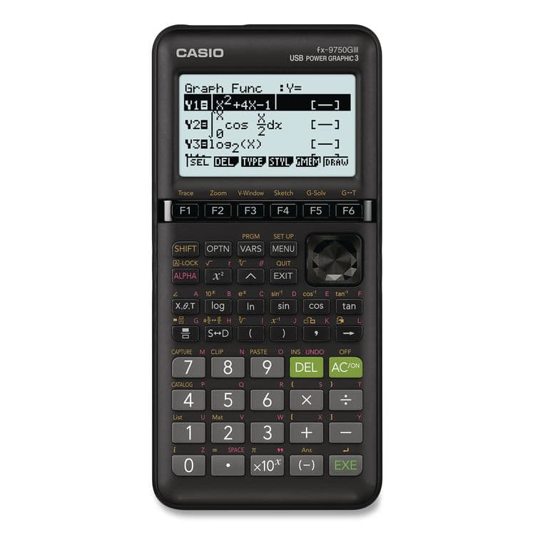 CASIO, . FX-9750GIII 3rd Edition Graphing Calculator, 21-Digit LCD, Black (CSOFX9750GIII)