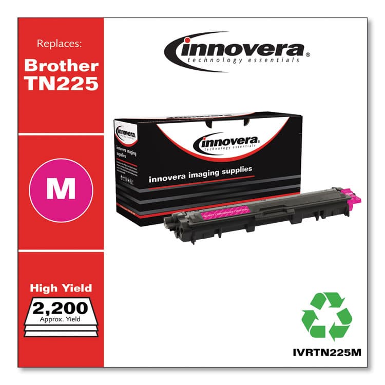 INNOVERA Remanufactured Magenta High-Yield Toner, Replacement for TN225M, 2,200 Page-Yield (IVRTN225M) thumbnail 2