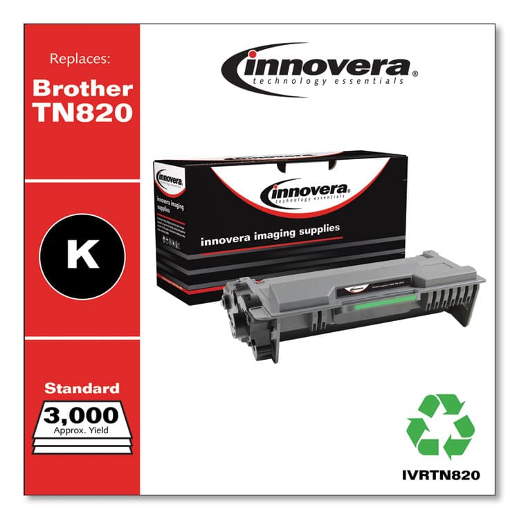 INNOVERA Remanufactured Black Toner, Replacement for TN820, 3,000 Page-Yield (IVRTN820) thumbnail 2