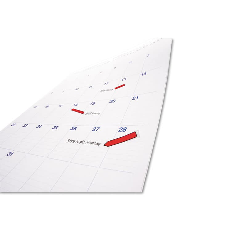 3M/COMMERCIAL TAPE DIV. Arrow 0.5" Page Flags, Blue/Green/Purple/Red/Yellow, 20/Color, 100/Pack (MMM684ARR1) thumbnail 4