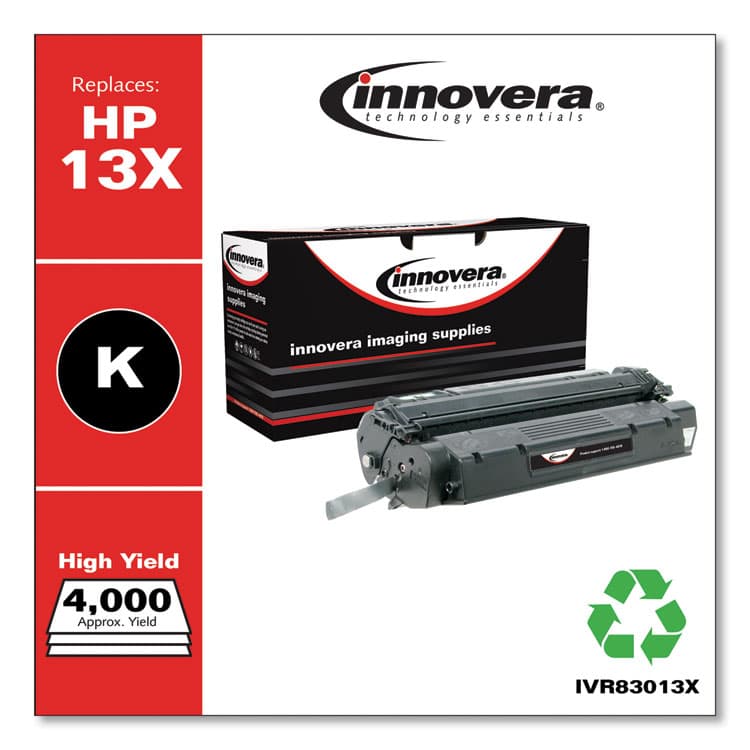 INNOVERA Remanufactured Black High-Yield Toner, Replacement for 13X (Q2613X), 4,000 Page-Yield (IVR83013X) thumbnail 2