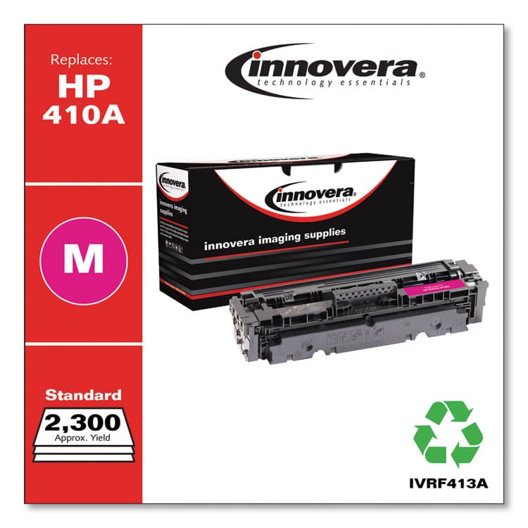 INNOVERA Remanufactured Magenta Toner, Replacement for 410A (CF413A), 2,300 Page-Yield (IVRF413A) thumbnail 2