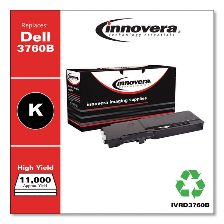 INNOVERA Remanufactured Black Toner, Replacement for 331-8429, 11,000 Page-Yield (IVRD3760B) thumbnail 2