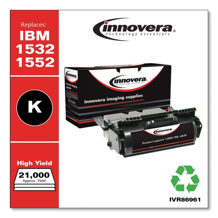 INNOVERA Remanufactured Black High-Yield Toner, Replacement for 75P6960, 21,000 Page-Yield (IVR86961) thumbnail 2