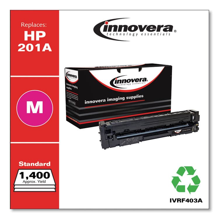 INNOVERA Remanufactured Magenta Toner, Replacement for 201A (CF403A), 1,400 Page-Yield (IVRF403A) thumbnail 2