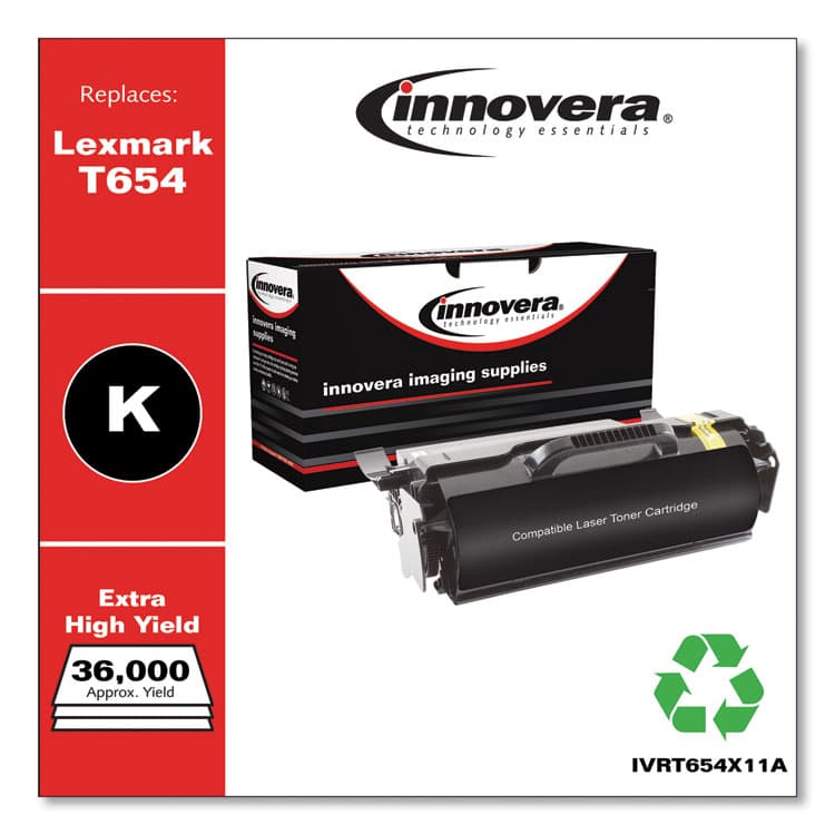 INNOVERA Remanufactured Black Toner, Replacement for T654X11A, 36,000 Page-Yield (IVRT654X11A) thumbnail 2