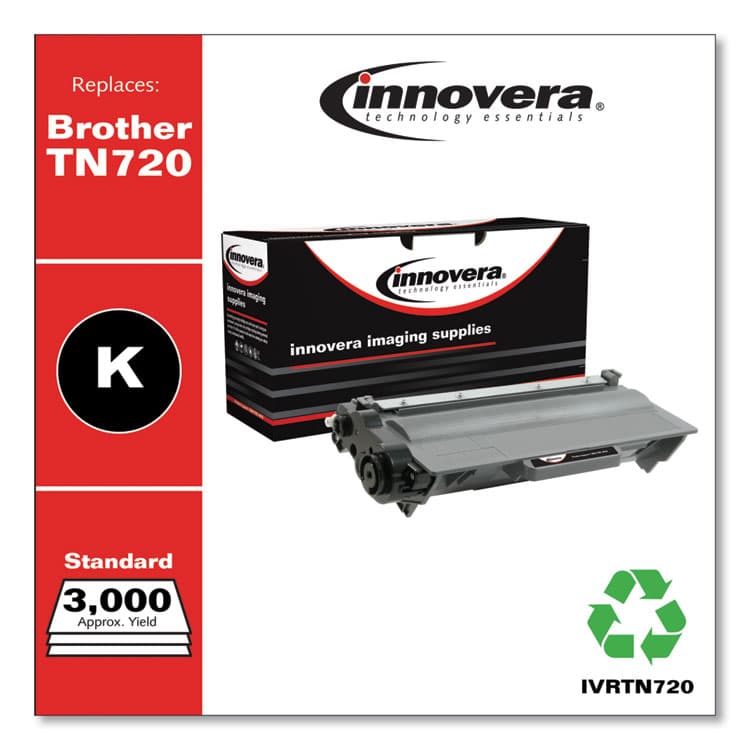 INNOVERA Remanufactured Black Toner, Replacement for TN720, 3,000 Page-Yield (IVRTN720) thumbnail 2