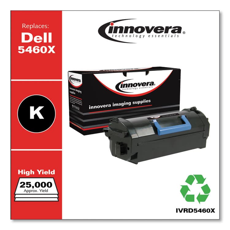 INNOVERA Remanufactured Black High-Yield Toner, Replacement for 331-9755, 25,000 Page-Yield (IVRD5460X) thumbnail 2