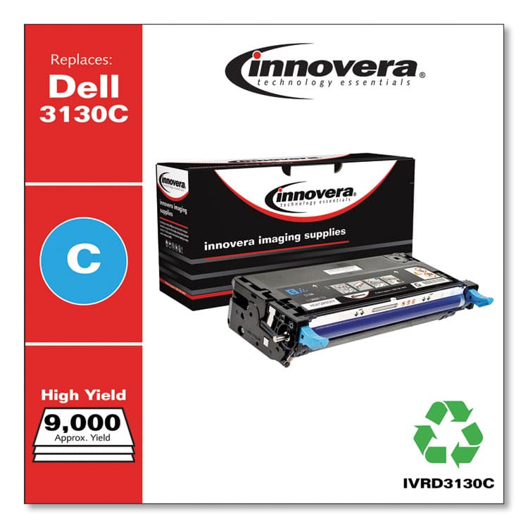 INNOVERA Remanufactured Cyan High-Yield Toner, Replacement for 330-1199, 9,000 Page-Yield (IVRD3130C) thumbnail 2