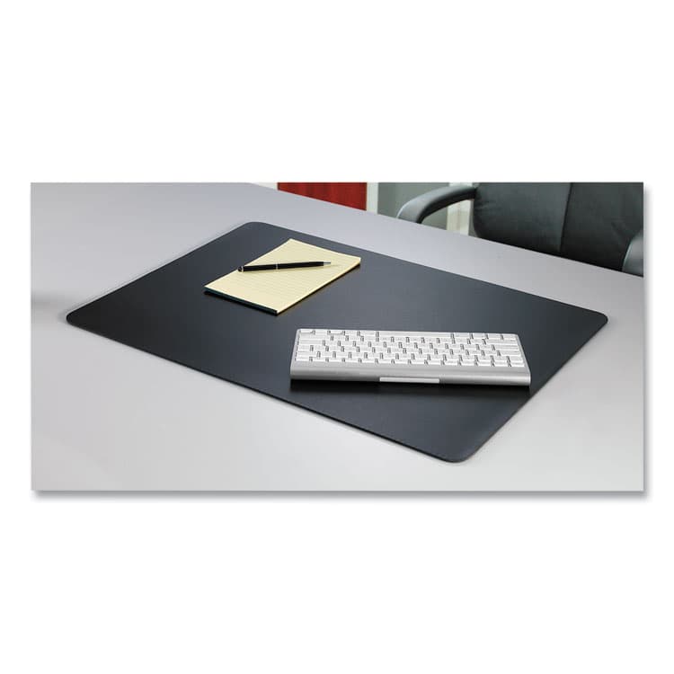 ARTISTIC LLC Rhinolin II Desk Pad with Antimicrobial Protection, 36" x 24", Black (AOPLT812MS) thumbnail 3