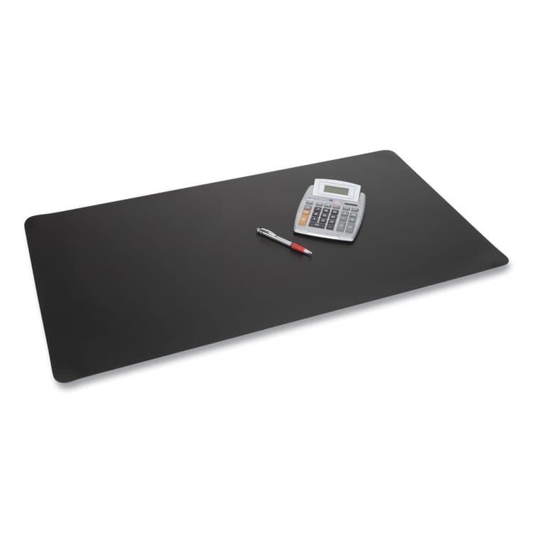 ARTISTIC LLC Rhinolin II Desk Pad with Antimicrobial Protection, 17" x 12", Black (AOPLT912MS)