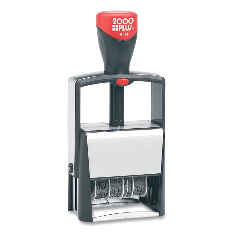 CONSOLIDATED STAMP Classic Line Message Dater, Self-Inking, 12 Phrases, 5 Years, 1.75 x 0.25, Black (COS11227010173)