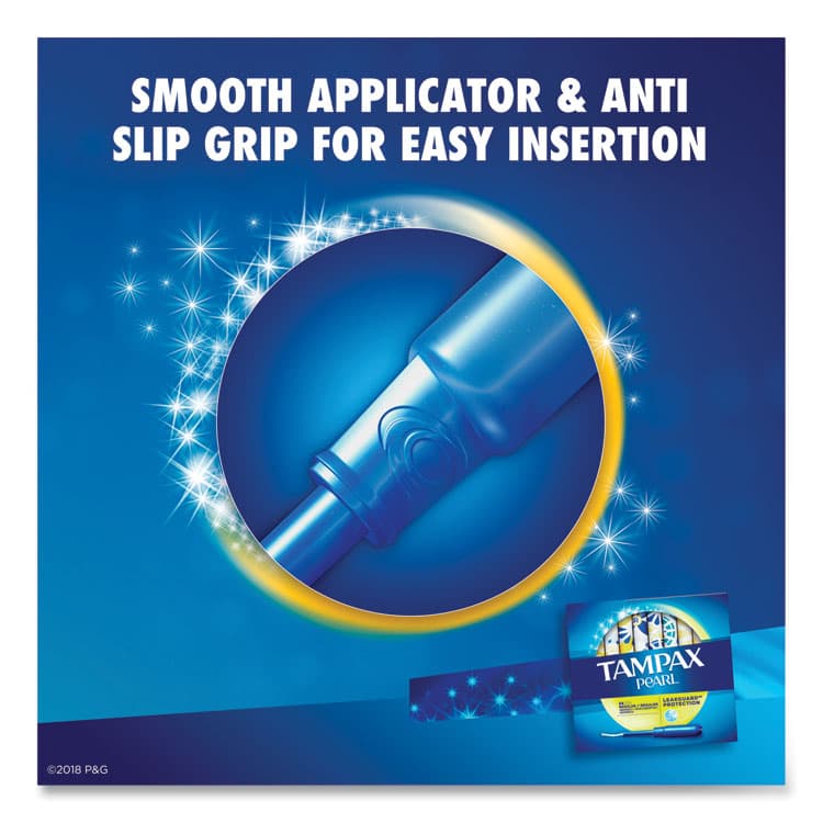 PROCTER & GAMBLE Pearl Tampons, Regular Absorbency, 18/Box (PGC00454) thumbnail 2